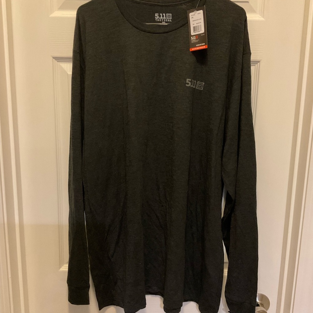 New Mens 511 long sleeve tshirt xxl black with tags